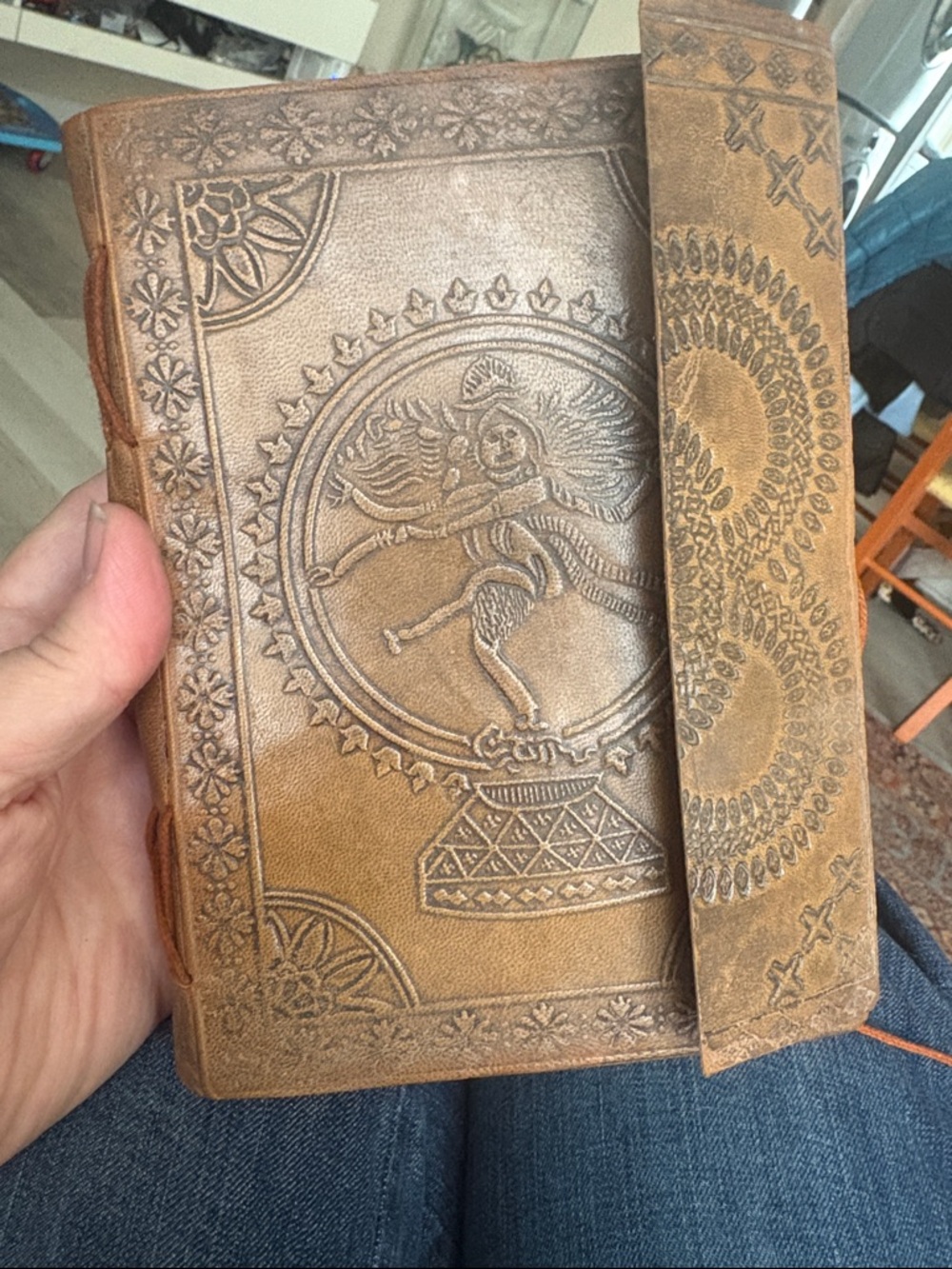 Handmade Embossed Leather Planner